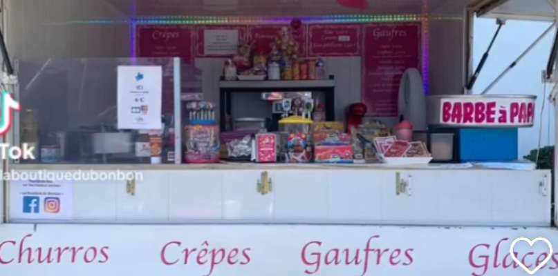 Gourmandises à la cueillette camion