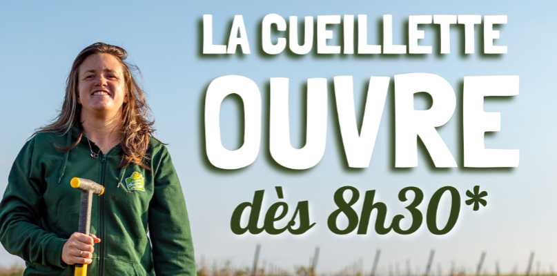 OUVERT DES 8h30 chaleur